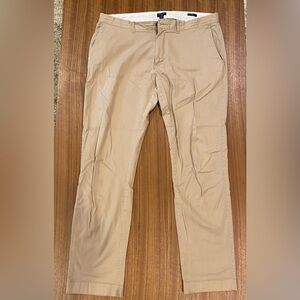Jcrew flex slim fit khaki chino pants 34x32